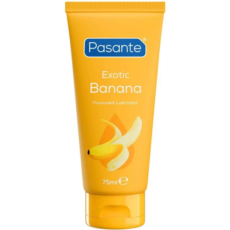 Pasante - lubricante sabor banana a base de agua 75 ml - 1