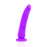El dildo de 17 cm lila del pack Delta Club visto de lado