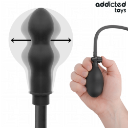 plug anal inflable ajustable addicted toys modelo 1 - 2