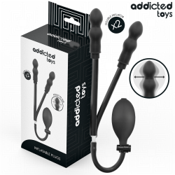 plug anal doble inflable addicted toys modelo 1 - 1