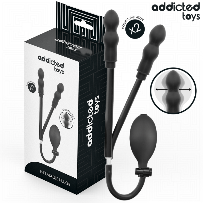 plug anal doble inflable addicted toys modelo 1 - 1