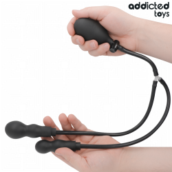 plug anal doble inflable addicted toys modelo 1 - 4