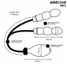 Addicted Toys plug doble esquema de medidas y controles