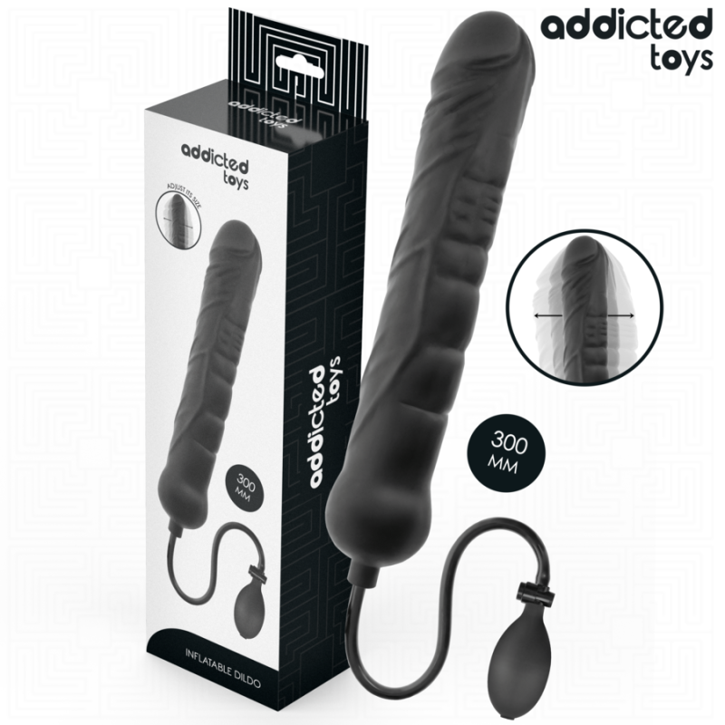 dildo inflable anal addicted toys modelo 5 - 1