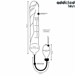 dildo inflable anal addicted toys modelo 5 - 6