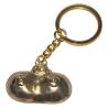 Diablo picante - llavero metal tetas dorado - 1