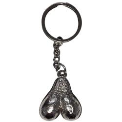 Diablo picante - llavero metal huevos plata - 1