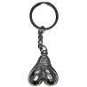Diablo picante - llavero metal huevos plata - 1