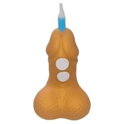 Diablo picante - pene vela número cumpleaños dorado - 1