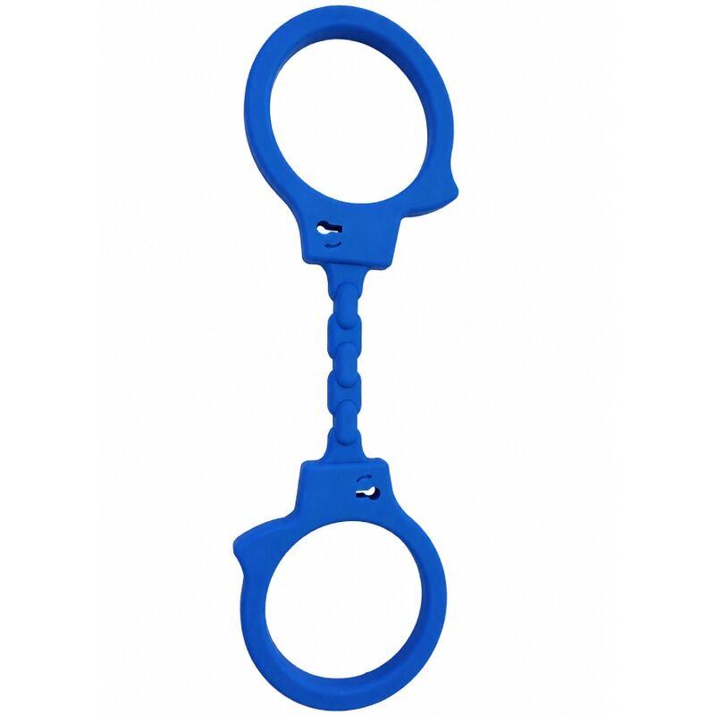 Diablo picante - esposas silicona azul - 1