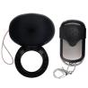Spirit huevo vibrador con anillo, junto al mando a distancia con mosquetón
