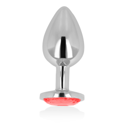 plug anal metal cristal rojo ohmama - 2