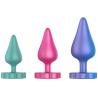 Plugs ROMP Luster S, M y L de frente