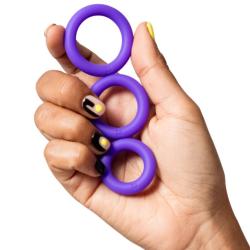 romp remix trio cock ring silicona - 4