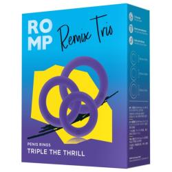 romp remix trio cock ring silicona - 6