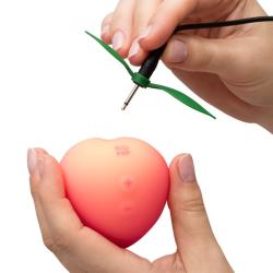 romp pink peach succionador clitoris forma melocoton - 3