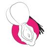 romp pink peach succionador clitoris forma melocoton - 5