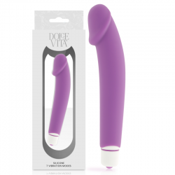 Dolce vita realistic vibrador silicona lila