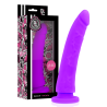 Delta club toys arnes + dildo lila silicona medica 20 x 4cm - 3
