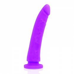 Delta club toys arnes + dildo lila silicona medica 20 x 4 cm