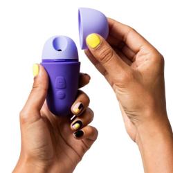 Romp - free x estimulador de clítoris con tapa 10 niveles recargable morado