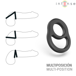 intense anillo doble ajustable - 3