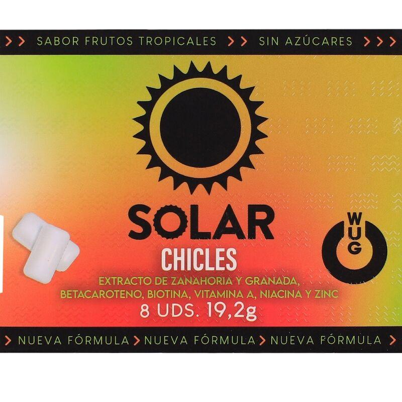 wug solar chicle vitaminas zinc - 1