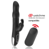 Brilly glam moebius rabbit vibrator & rotator compatible con watchme wireless technology - 7