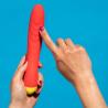 Romp - hype vibrador punto g multifunción rojo