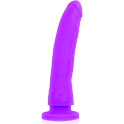 Delta club toys arnes + dildo lila silicona medica 23 x 4.5 cm