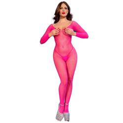 chilirose bodystocking malla rosa neon - 1
