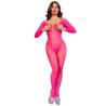 chilirose bodystocking malla rosa neon - 1