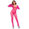 chilirose bodystocking malla rosa neon - 3