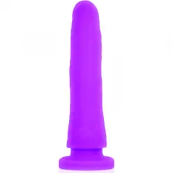 Delta club toys arnes + dildo lila silicona medica 23 x 4.5 cm