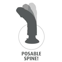king cock dildo realista vibrador testiculos - 6