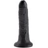 King Cock 7 pulgadas negro visto de frente