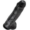 Detalle del glande y diámetro del King Cock XL negro