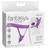 Fantasy For Her arnés mariposa violeta en su caja