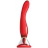 Vista lateral del estimulador rojo Ultimate Pleasure Holiday