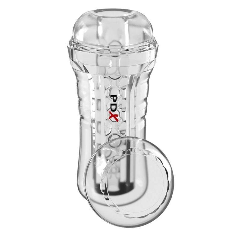 pdx elite viewtube plus masturbador transparente ez grip - 1