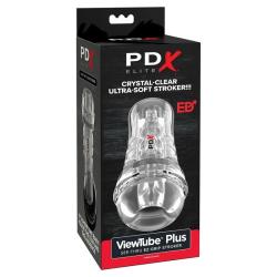 pdx elite viewtube plus masturbador transparente ez grip - 4