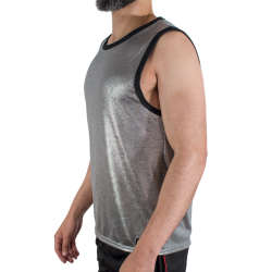 Macho camiseta hombre brillante - 2