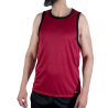 macho camiseta gym hombre granate - 1
