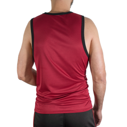 Macho - cmv003 camiseta gym granate s/m