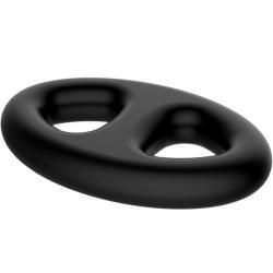 Crazy bull - anillo doble silicona ovalado