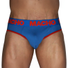 macho slip hombre clasico azulon rojo - 2