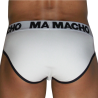 macho slip hombre clasico blanco negro - 3