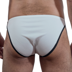 macho slip hombre lateral blanco - 6