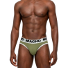 macho slip hombre verde militar - 1