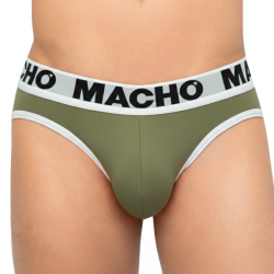 macho slip hombre verde militar - 4